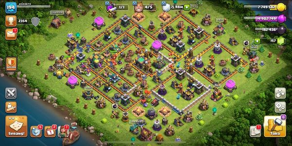 Town Hall 14 donasi mantap murmer