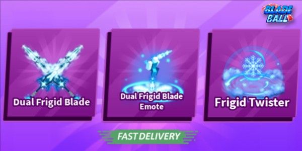 Dual Frigid Set (Sword, Emote)