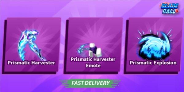 Prismatic Harvester Set (Sword, Emote)