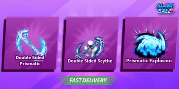 Double Sided Prismatic Set (Sword, Emote)