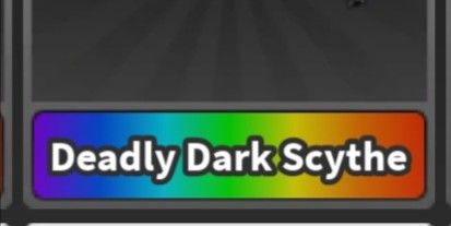 Deadly Dark Scythe