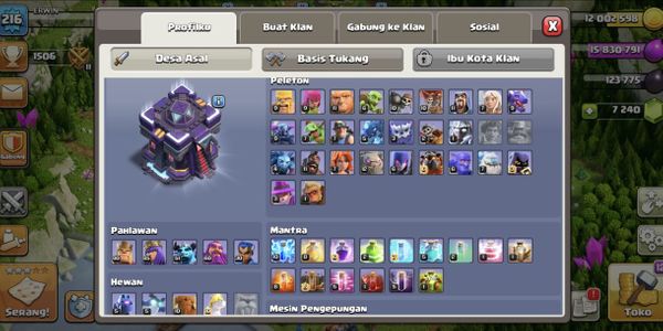TH15 BROWN WALL DEFENSE AND POWERFUL HEROES COOL EQUIPMENT