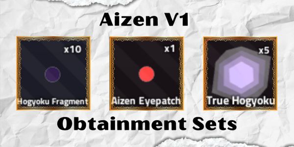 Beli Item Aizen Set - Verse Piece RBL RBL Terlengkap dan Termurah Maret ...