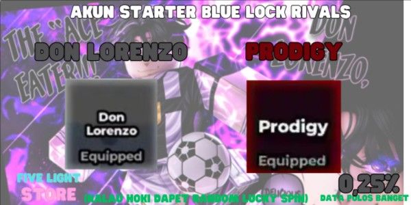 Akun Don Lorenzo (Style) + Prodigy (Flow)
