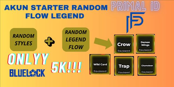 Akun Starter Blue Lock Rivals - Random Style + Random Flow (Legend)