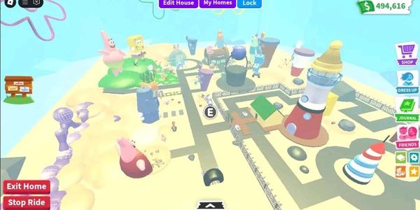 BIKINI BOTTOM THEME HOUSE