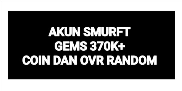 PURE ACCOUNT SMURF GEMS 370K+ LOG EA ONLY