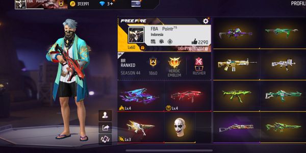 cheapest free fire account