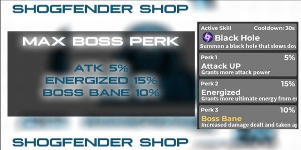 WORLD ZERO // PERFECT PERK BOSS PET - ATK 5%-ENERG15%-BOSS10% // by ShoGFender Shop