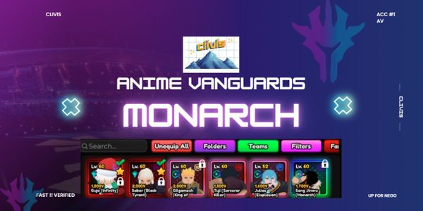!!! 2 META MONARCHS !!! ANIME VANGUARDS MONARCH ACCOUNT AKUN ANIME VANGUARD MONARCH META, MANY MYTHICAL TRAITS AS WELL, MANY ETHEREALS
