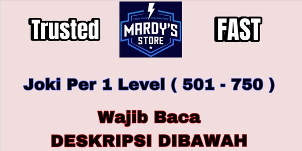 Joki Level 500 - 750