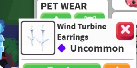 Wind Turbine Earrings (Pet Wear)