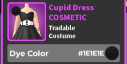 World Zero I Cupid Dress #1E1E1E