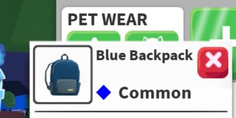 Blue Backpack (Pet Wear)