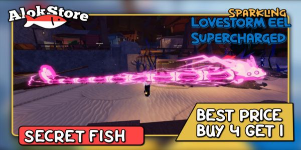 Lovestorm Eel Supercharged - Sparkling | Secret fish
