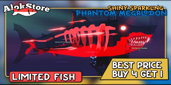 Phantom Megalodon - Sparkling Shiny | Limited fish