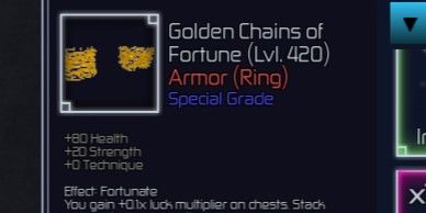 Golden Chains Of Fortune | Jujutsu Infinite