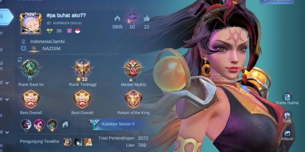 Cheap Mobile Legends Account (Many Heroes + Skins)