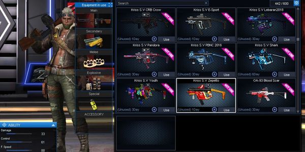 [MERCI DE BIEN VOULOIR DISCUTER D'ABORD] B1 INVENTAIRE TRÈS REMPLI 442/600 QCQR 200 JOURS FULL TITLE POINT 3-10 MILLIONS ARMES, PERSONNAGES, OBJETS TRÈS NOMBREUX DONNÉES NEUVES