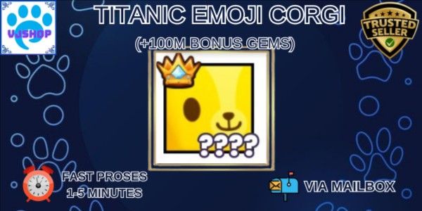Titanic Emoji Corgi