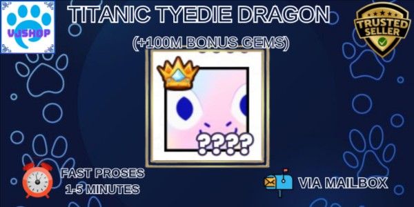 Titanic Tiedye Dragon