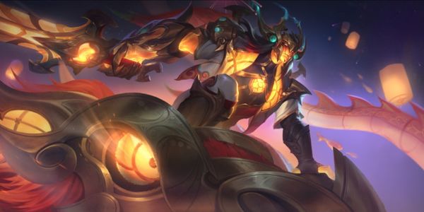 Dragon Lantern Aatrox, High Noon Katarina, PROJECT: Zed, Glorious Crown Ziggs, Vandal Gragas. Lv 20