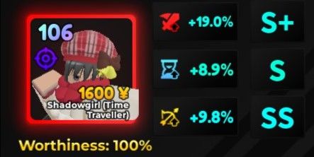 Shadowgirl (Time Traveler) / Homuru / Homura EVO Very Good Stats - Anime Adventures AA