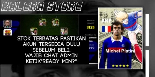 AKUN GG FULL EPICK FT PLATINI