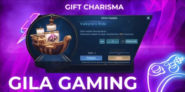 Gift Charisma Valkrie's Ride