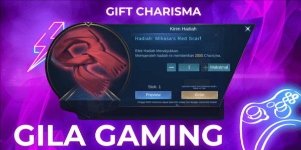 Gift Charisma Mikasa's Red Scraf