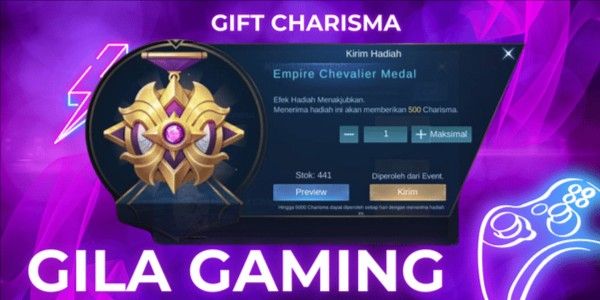 Gift Charisma Empire Chevalier Medal