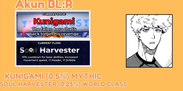 KUNIGAMI + SOUL HARVESTER || AKUN BLUE LOCK: RIVAL RBL