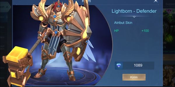 Lightborn - Defender (Tigreal Lightborn Skin)