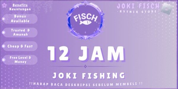 Fisch | Jockey Grinding / Fishing 12 Hours (Can Request Zone / Area)