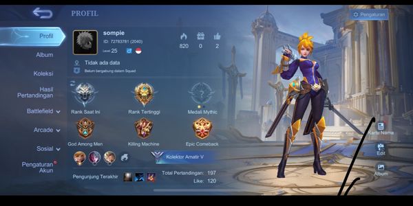 ML account server 2k, 2017 account.