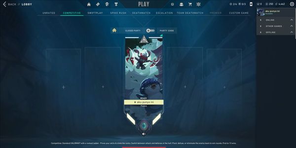 AKUN VALORANT SKIN BATTLE PASS ONLY  ,AGENT-18
