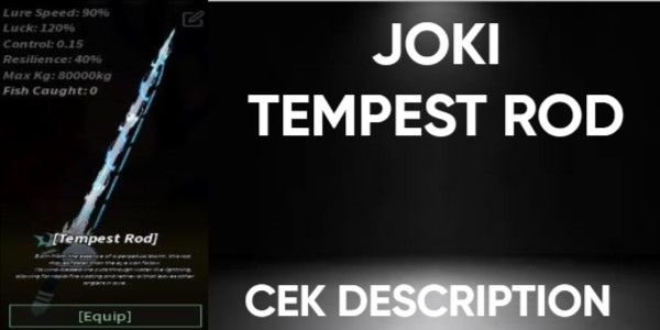JOKI TEMPEST ROD !! FAST !! TRUSTED 100% !!