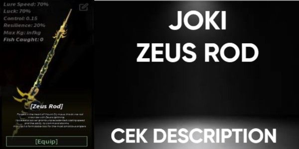 JOKI ZEUS ROD !! FAST !! TRUSTED 100% !!