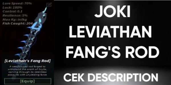 JOKI LEVIATHAN'S FANG ROD !! FAST !! TRUSTED 100% !!