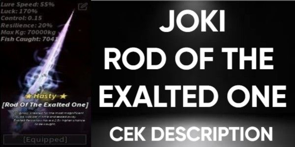 JOKI ROD OF THE EXALTED ONE (ROTEO) !! FAST !! TRUSTED 100% !!