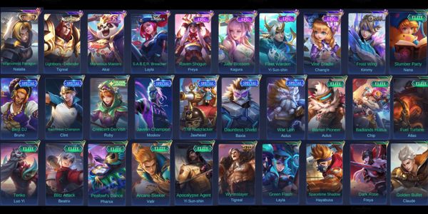 [AS3] - Akun ML Box Skin Fanny dan Cloude Valentine (Bebas Pilih Salah Satu)