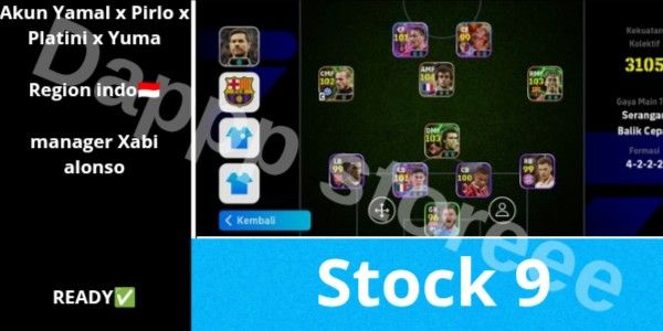 Akun Yamal x Platini x Pirlo x Yuma handsome ready to use (full specs read description)