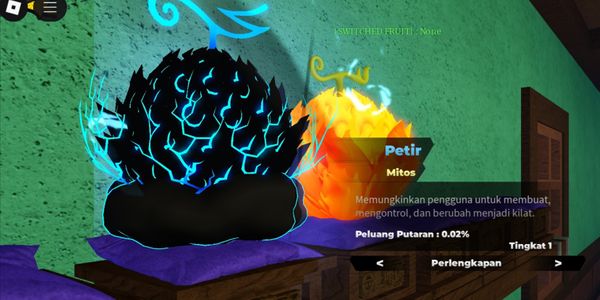 Akun Starter Fruit Battlegrounds - Lightning