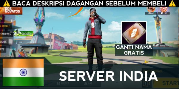 Free Fire Server India account
