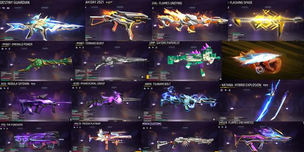akun free fire Evo guns Max 1