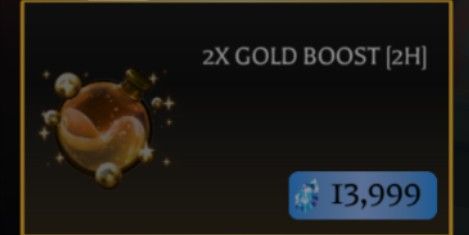 Gold Boost 2 Hour