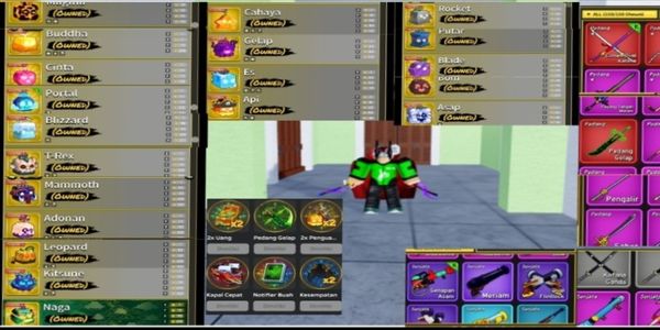 berperm 21 dragon e+w kitsune leopard dough mamoth trex Blizzard portal love buddha magma light dark ice flame smoke bom spring blade spin rocket