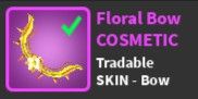 WORLD ZERO // WEAPON SKIN - FLORAL BOW // by ShoGFender Shop