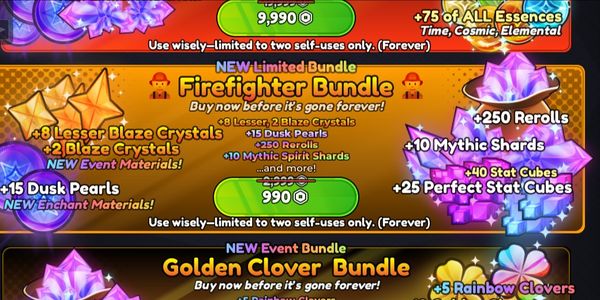 Fire fighter bundle for Evo Godly Shinra + bonus 100 perfect stat cube || Anime Last Stand