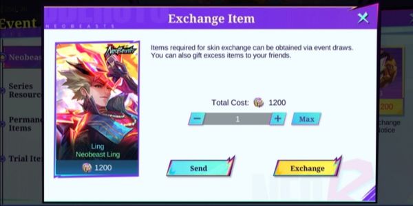 Skin Neobeast Ling (delay 7d)